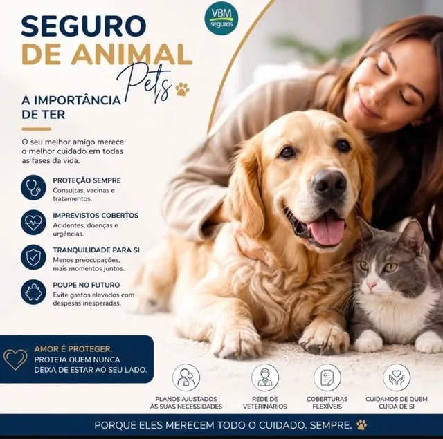 Publicação: a importância de ter seguro para o seu animal de estimação